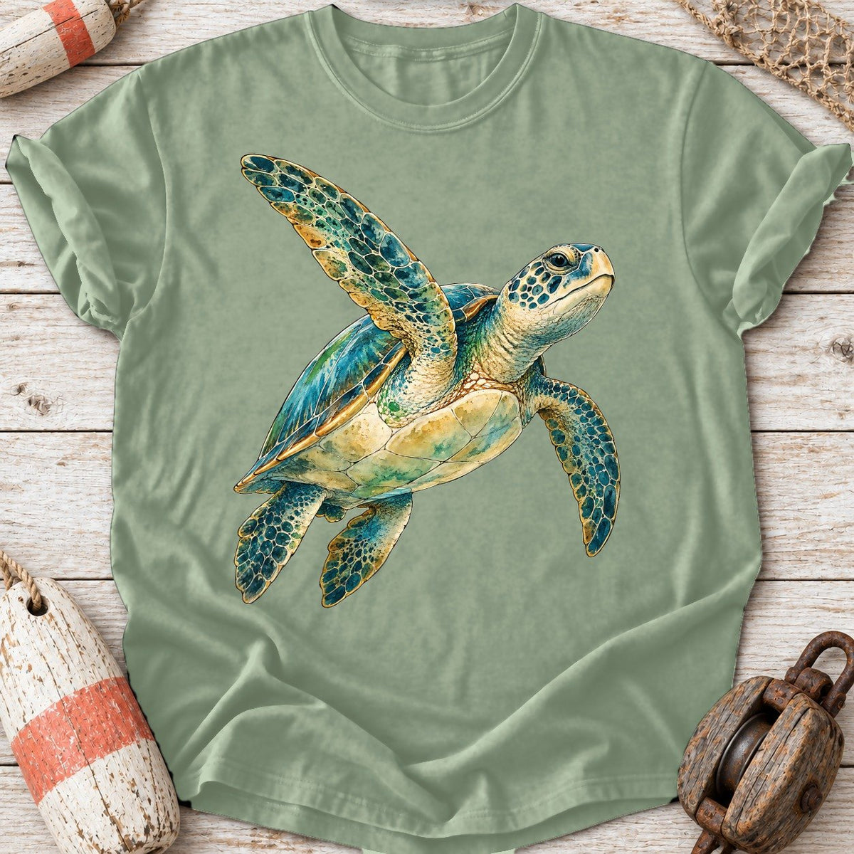 Watercolor Sea Turtle