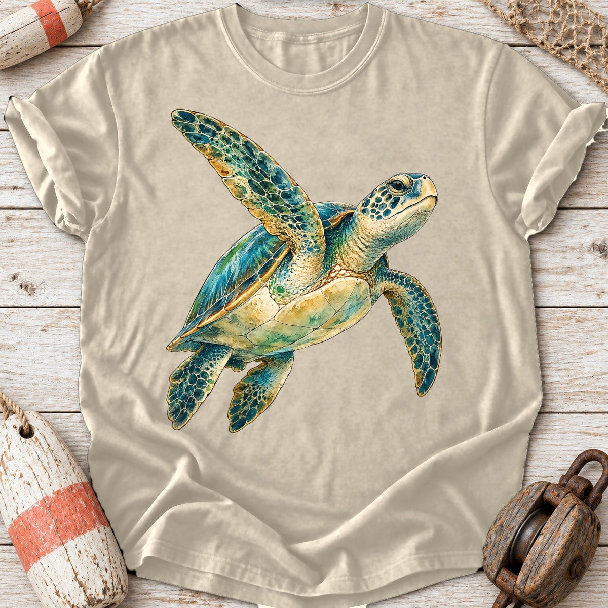 Watercolor Sea Turtle